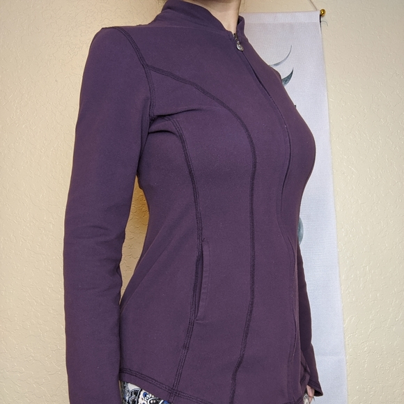 Beyond Yoga Long Curve Jacket (Color: Blackberry) - Picture 1 of 7